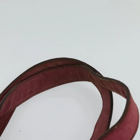 PRADA Hand Bag Suede Pink Auth BD1884 - Picture 9 of 16